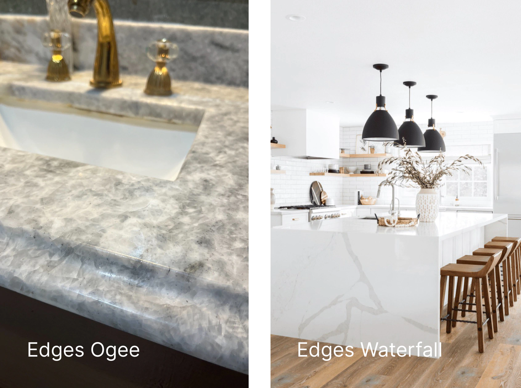 Countertop Edges: Both Aesthetic and Functional
